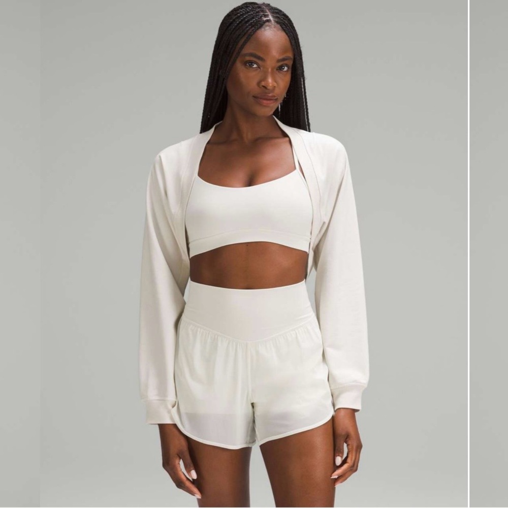 lululemon athletica Cream Crop Cardigan